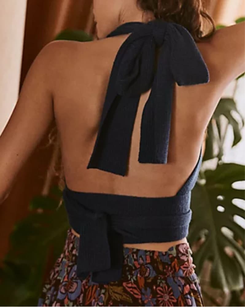 Free People Orchid Convertable Top - Image 4