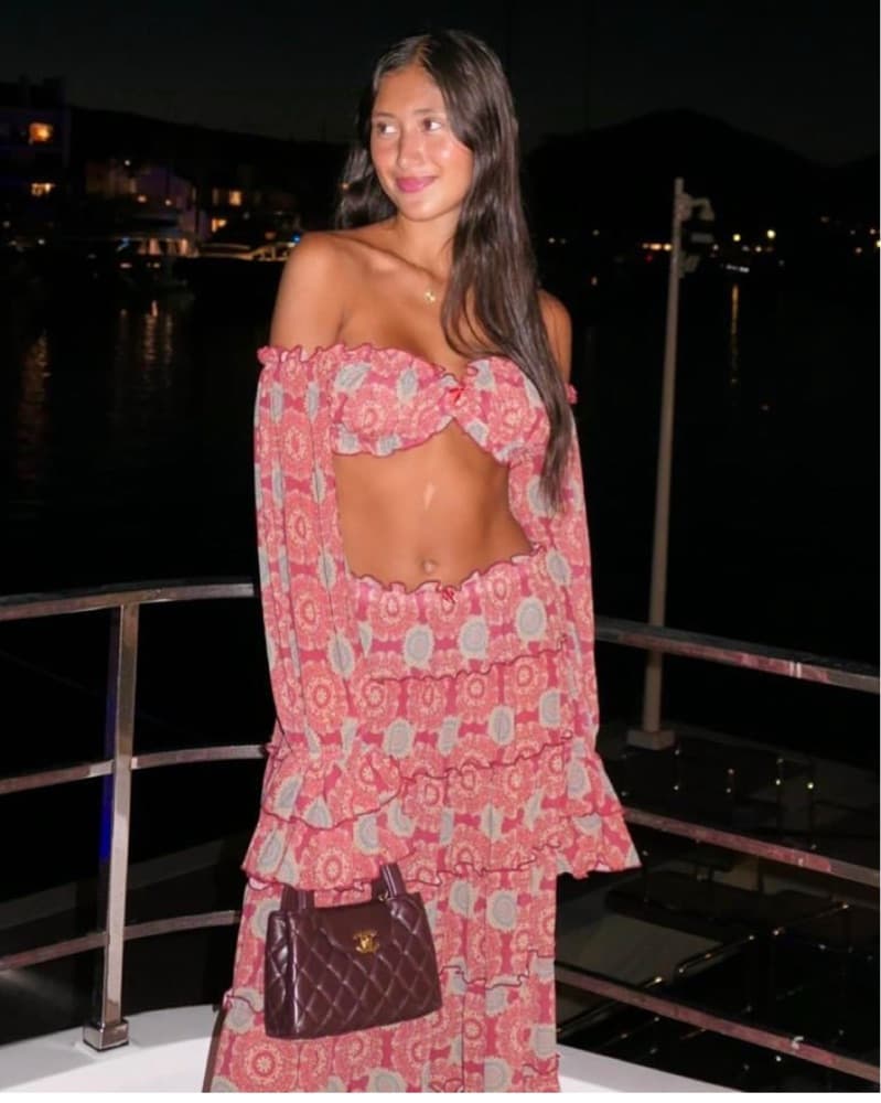 Vibrant Floral Maxi Dress with Ruffles - Image 1