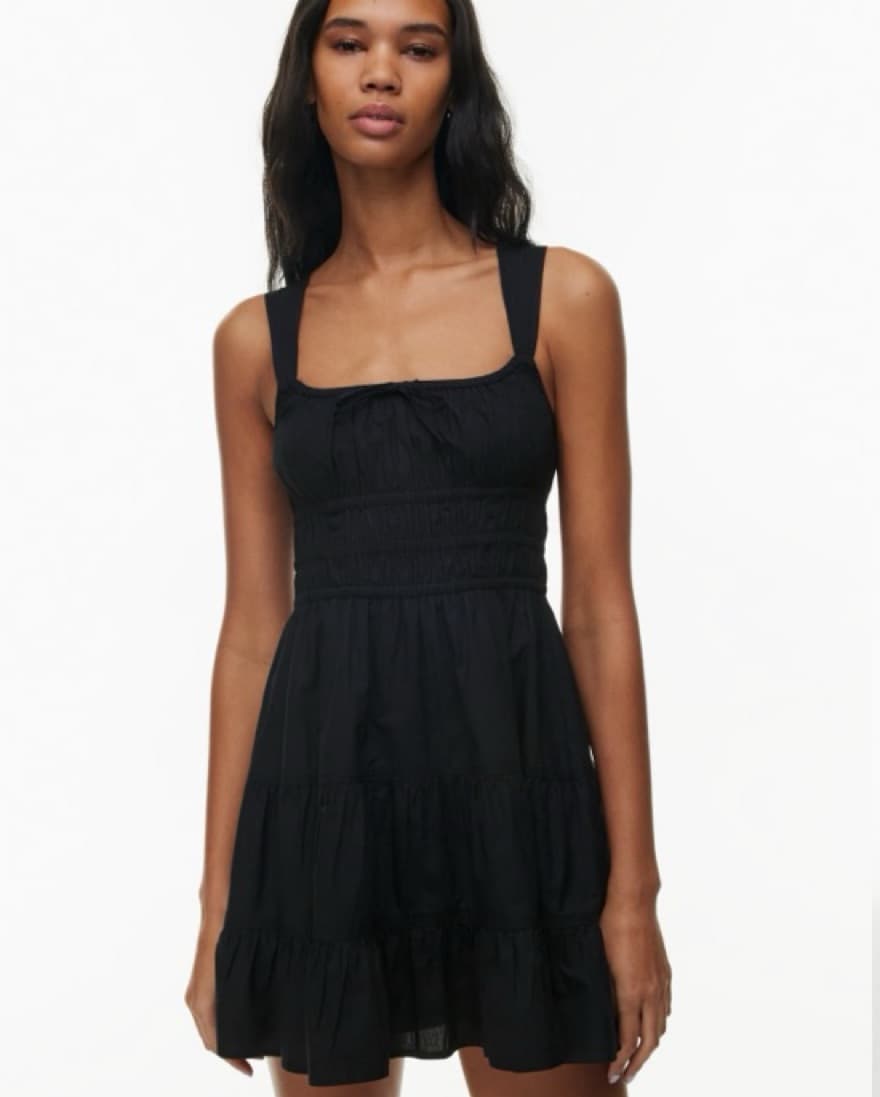 Aritzia Black Mini Dress - Image 2