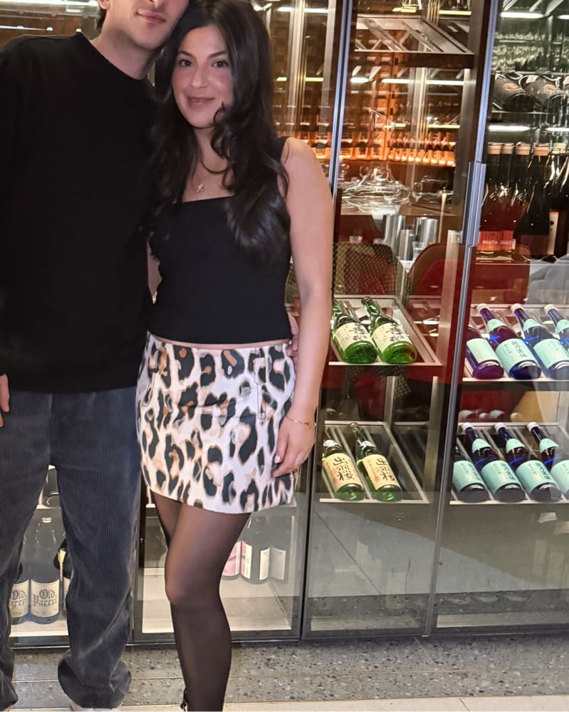 Valentino Pink Cheetah Mini Skirt  - Image 2