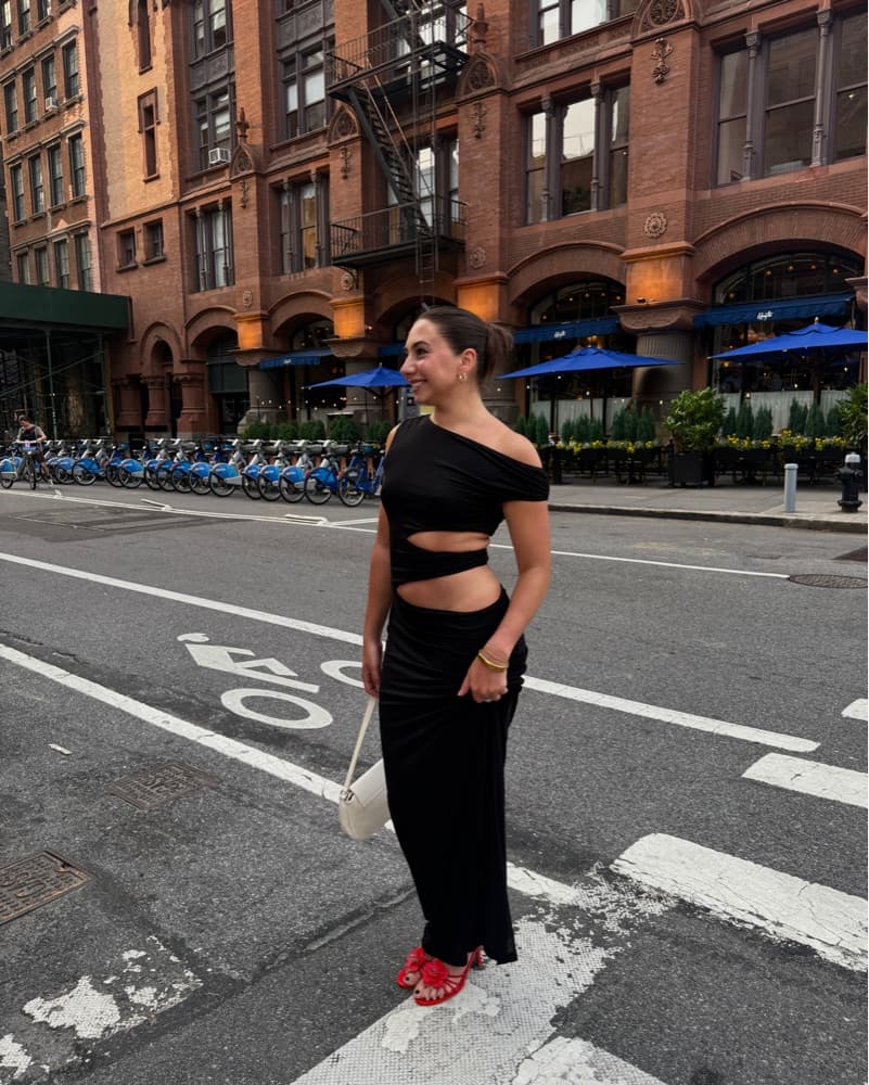Black Cutout Dress - Image 1