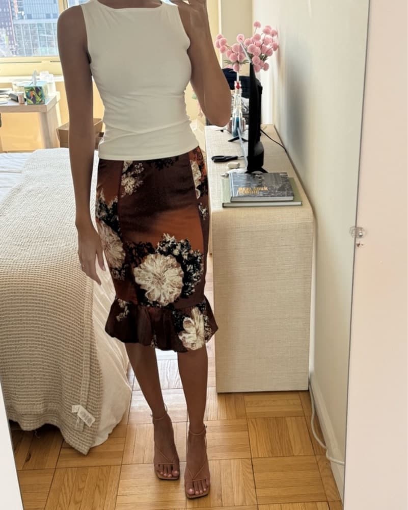 Roberto Cavalli Midi Y2K Peplum Skirt - Image 4