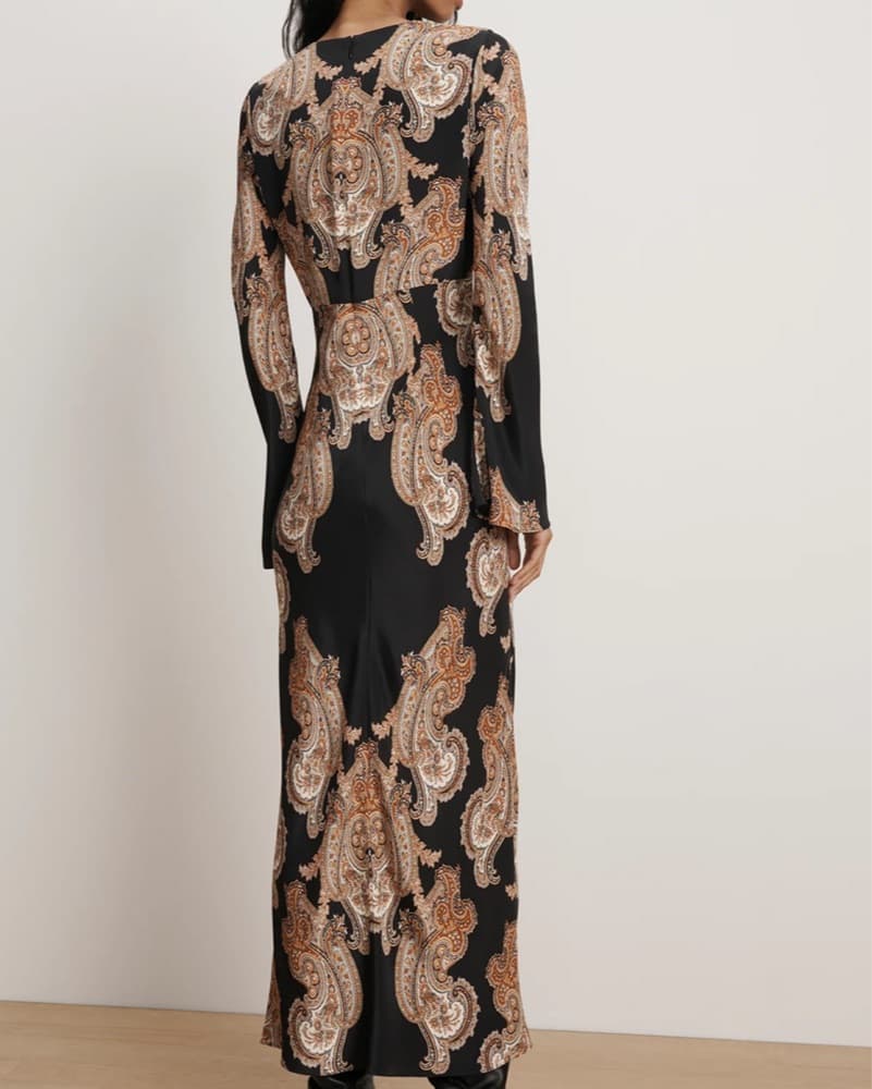 Veronica Beard Lupita Paisley Maxi Dress - Image 3