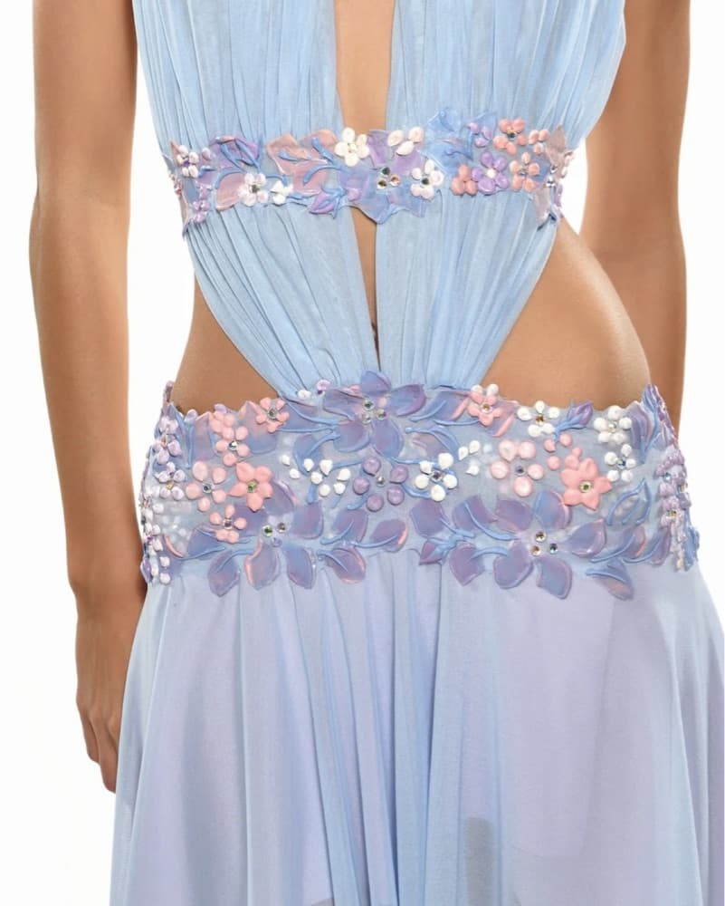 Ema Savahl English Garden Halter Midi - Image 3