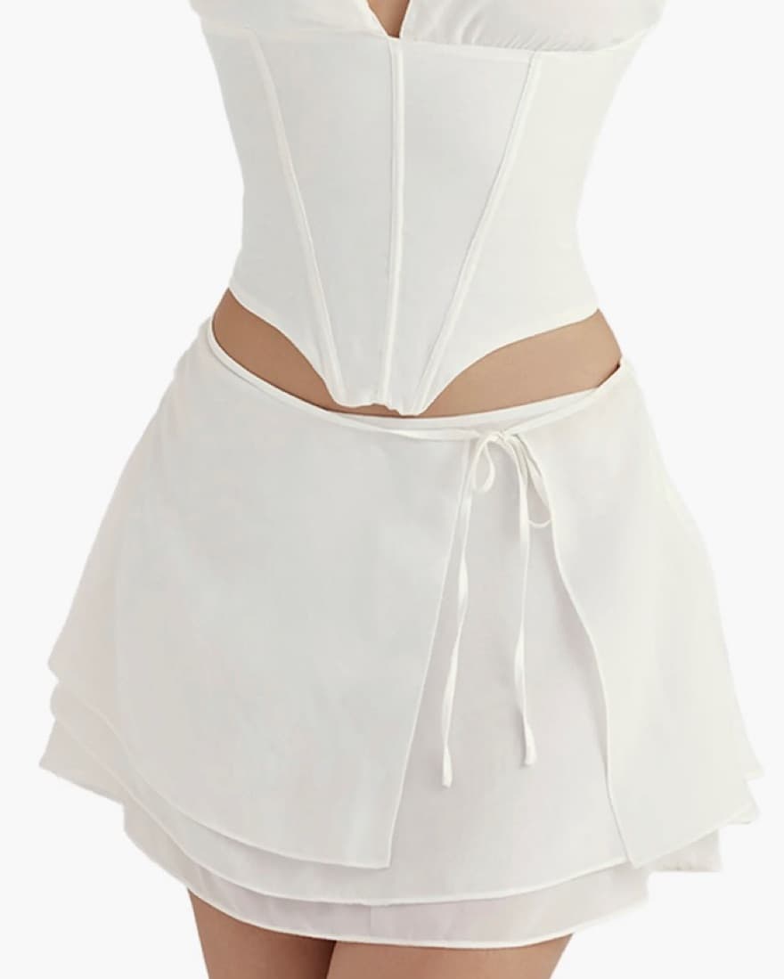 Clarice Layered Miniskirt - Image 1