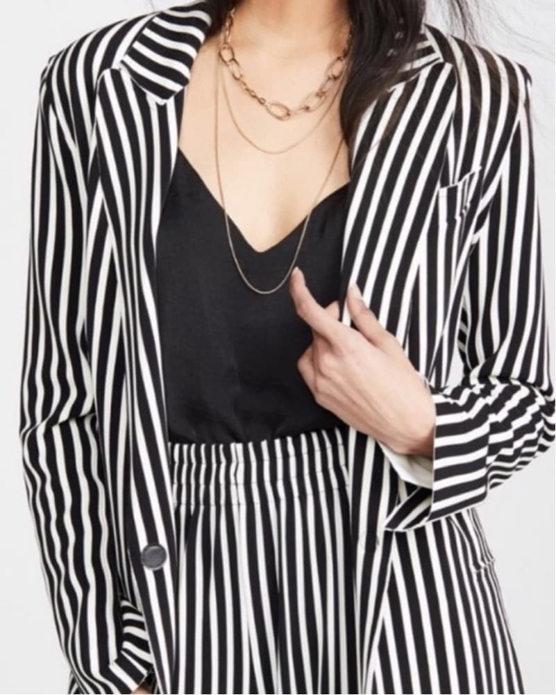 B&W Double Breast Blazer - Image 6