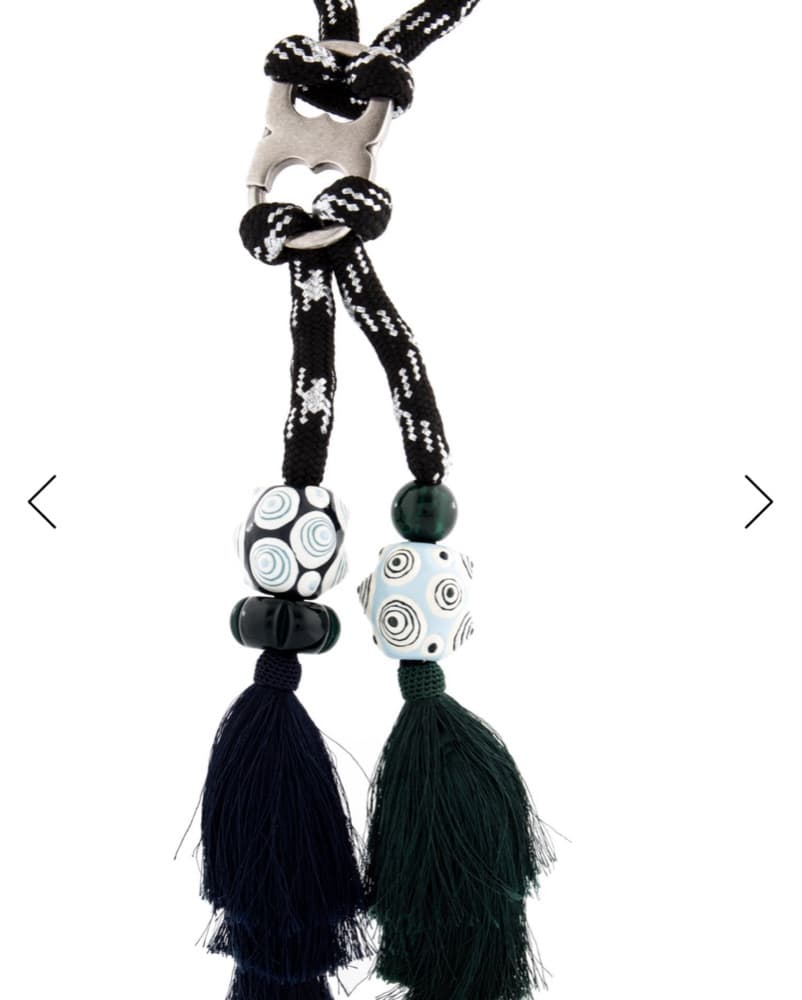 Gemini Rope & Tassel Chunky Necklace - Image 2