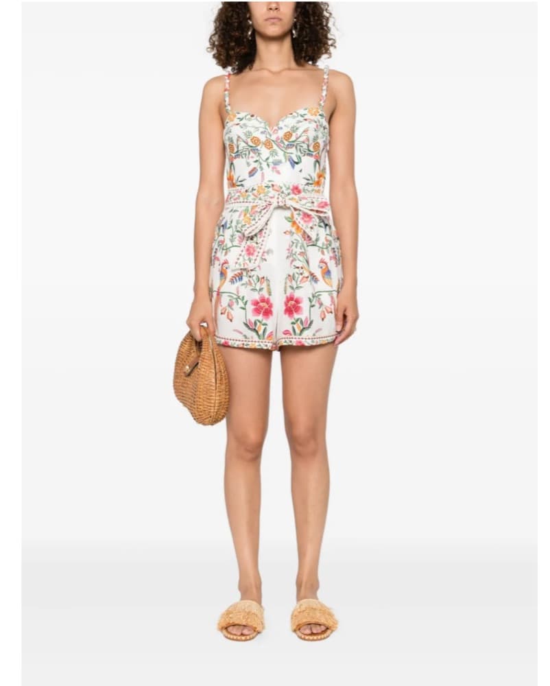 Farm Rio Linen Romper  - Image 1