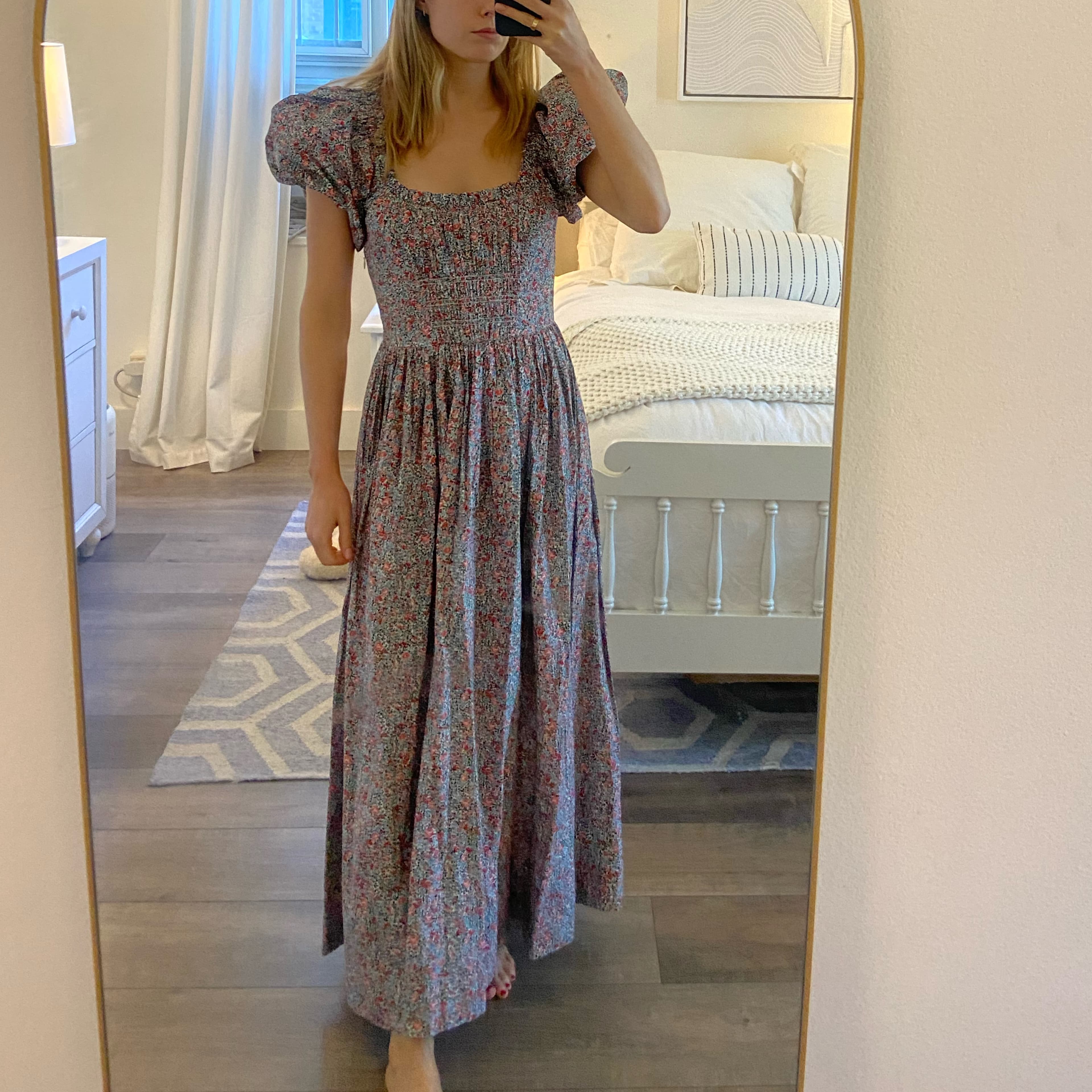 denim button down maxi dress Jasmine Front or styling casually S26 February Launch Dusty Blue Infinity Dress Select Size:42