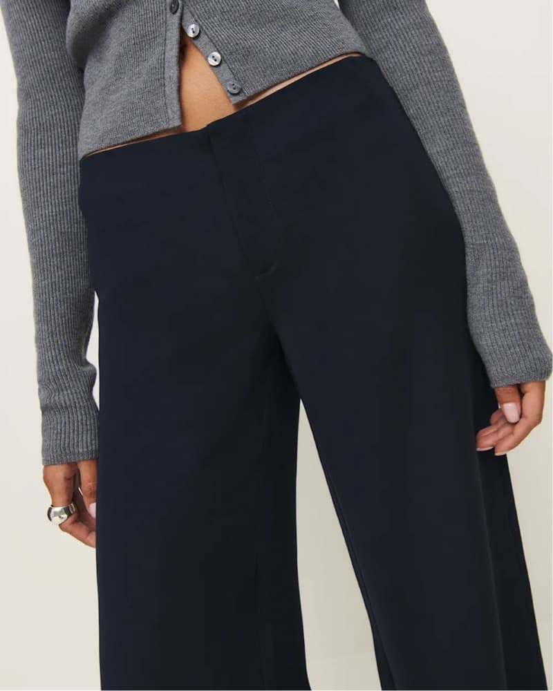 Black Reformation Vida Low Rise Pant - Image 4