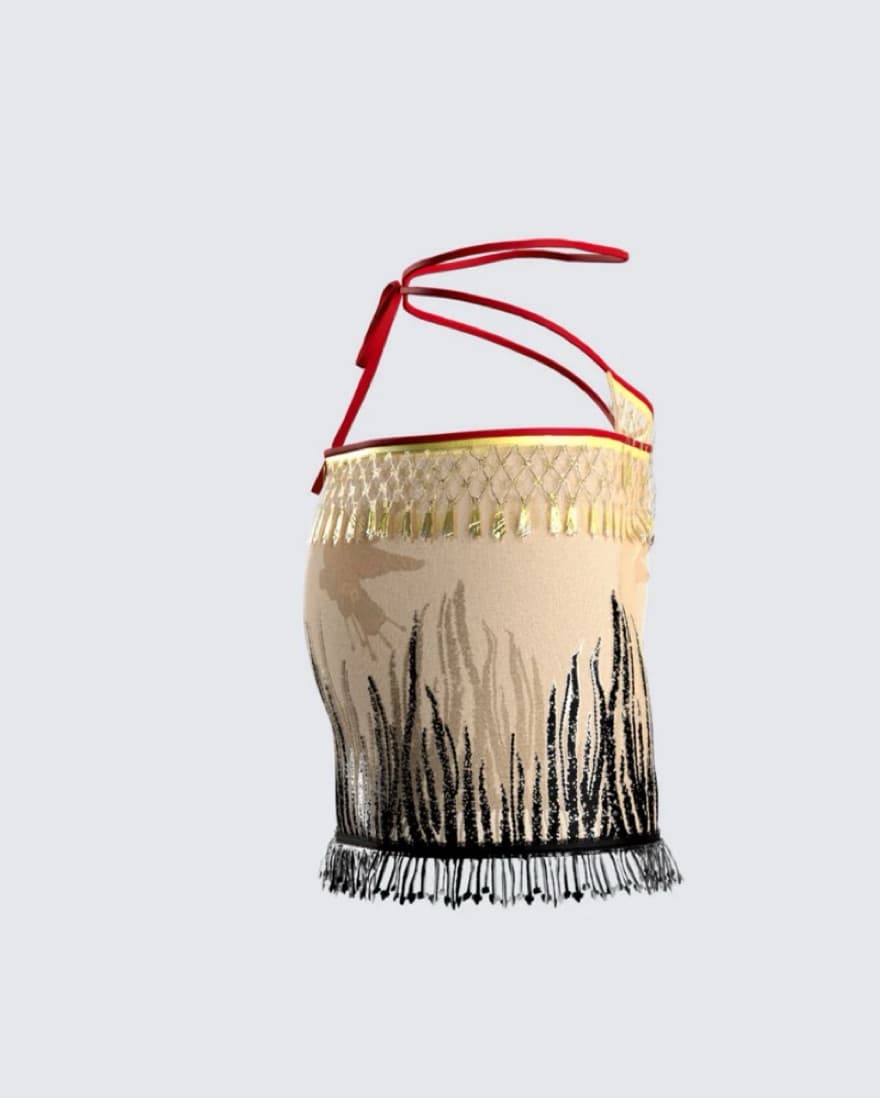 Mini skirt With Super Fun Details  - Image 2