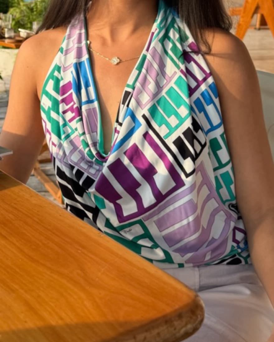 Pucci Halter Top - Image 1