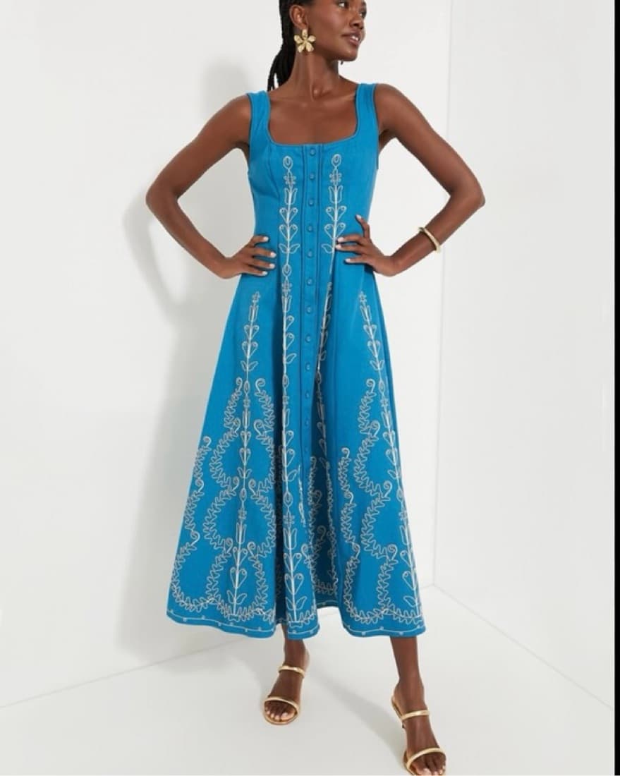Alemais DONOVAN CORDED MIDI DRESS - Image 1