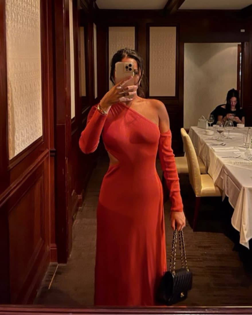 Cult Gaia Cutout Midi Dress - Image 4