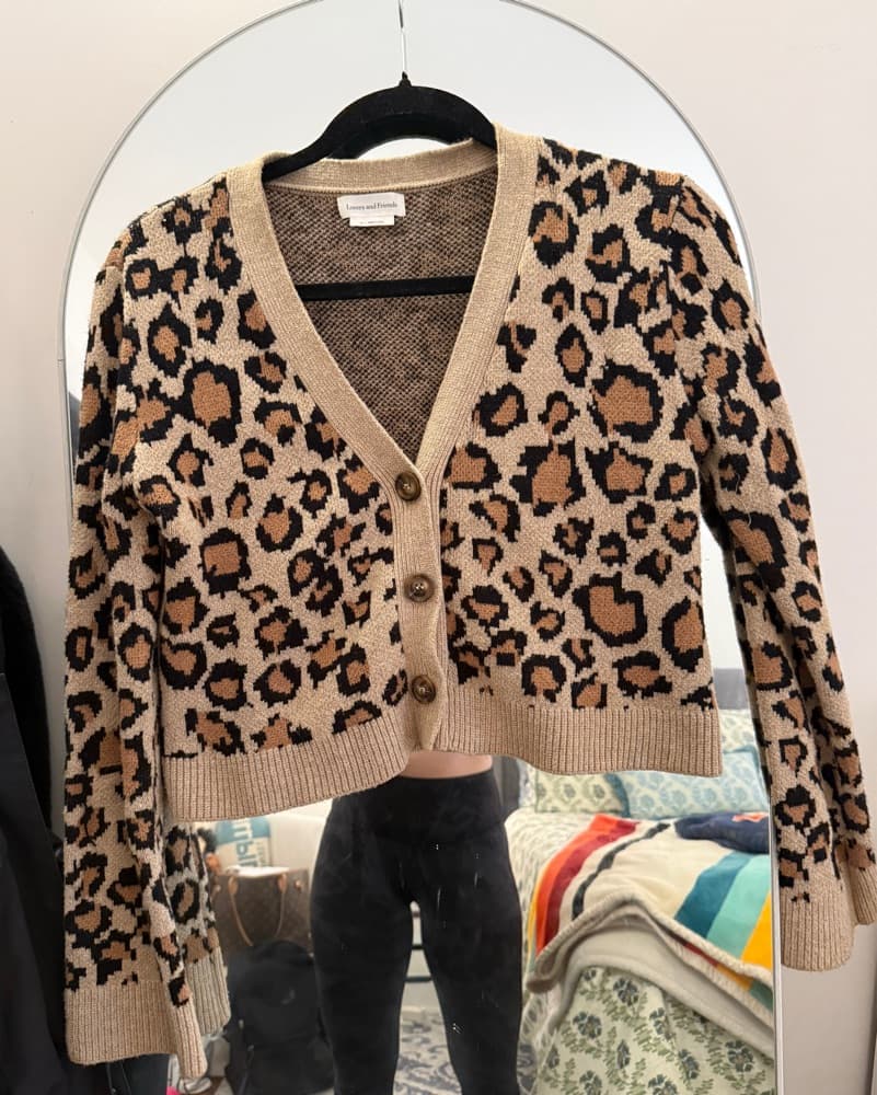 Lovers And Friends Leopard Crop Sweater  - Image 6