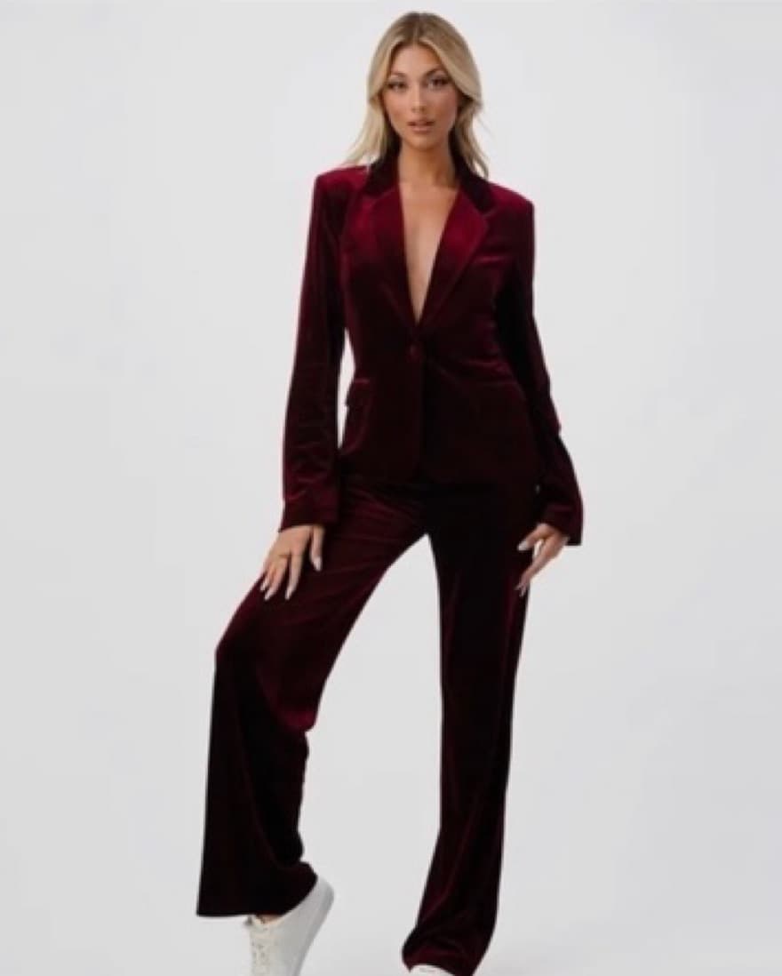 Yumi Kim Velvet Suit - Image 1