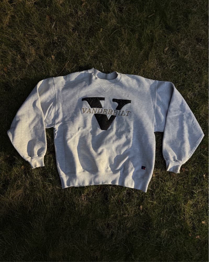 Vanderbilt Vintage Embroidered Crewneck - Image 1