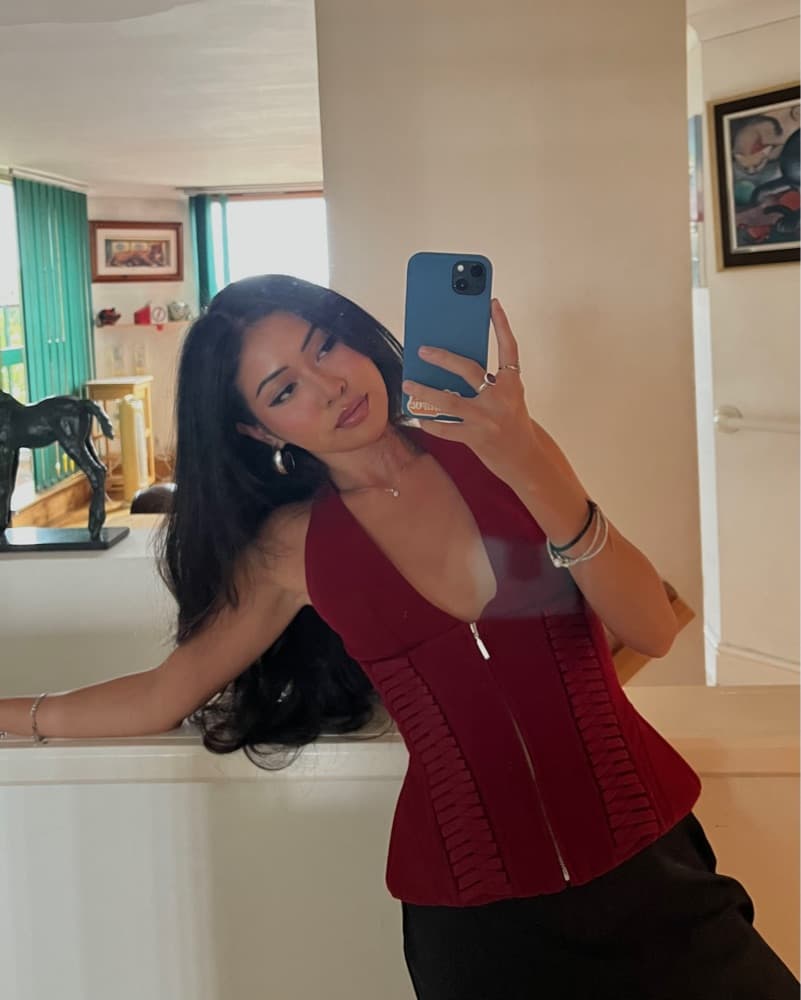 fanci club iconic red corset - Image 3