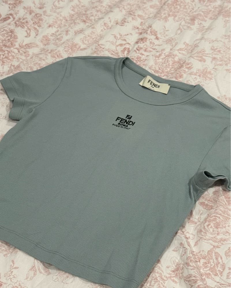Ribbed Fendi Tshirt Dress - Image 3