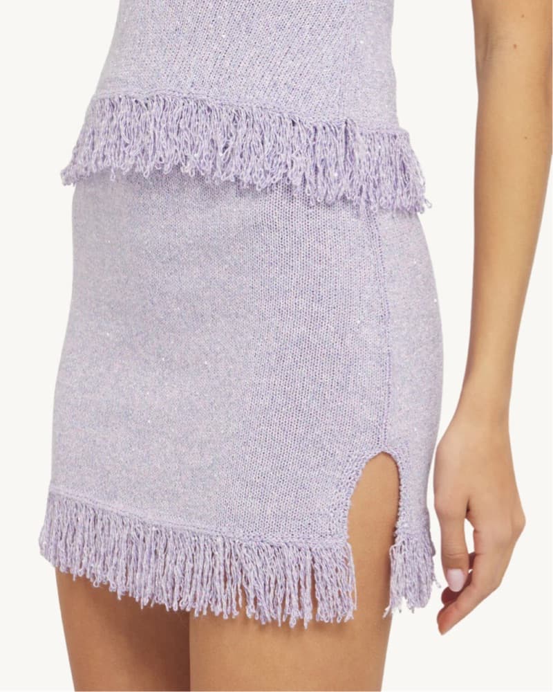 Asta Resort Dana Fringe Mini Skirt  - Image 2