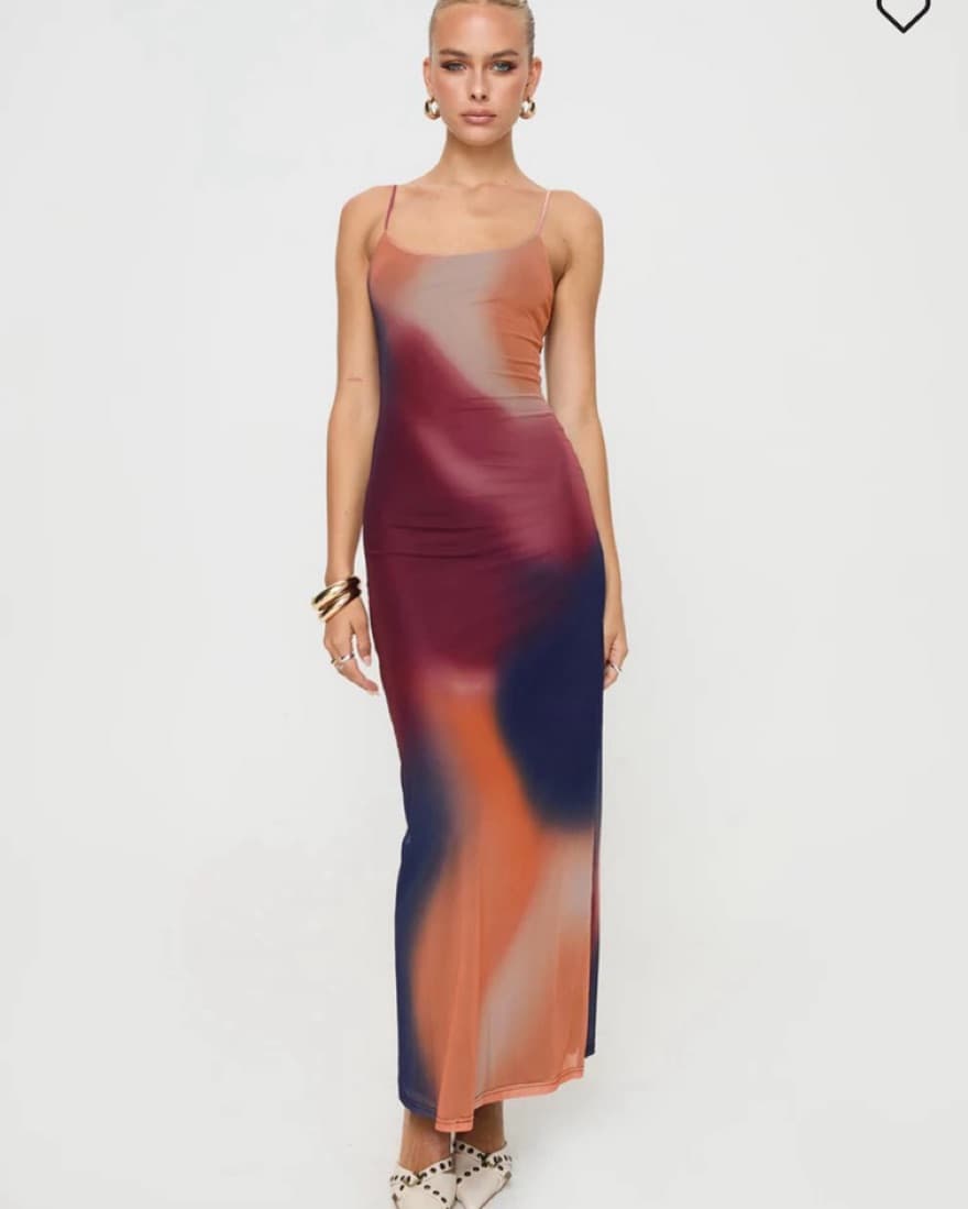 Multi Colored Maxi Dress - Image 4