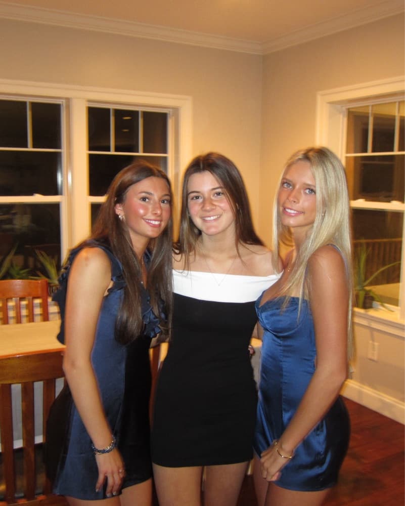 Trouble Navy Mini Dress - Image 3