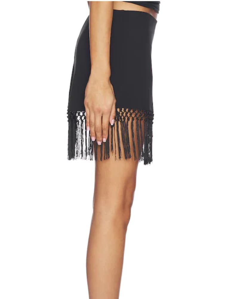 Fringe Mini Skirt  - Image 3