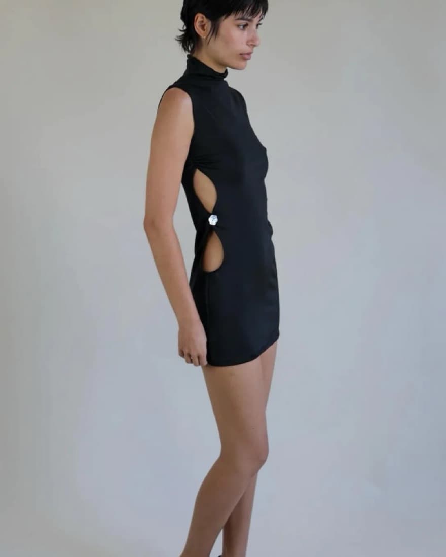 Buci Turtleneck Mini Dress - Image 5