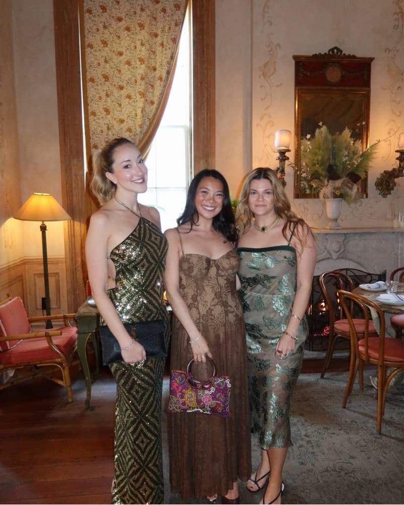 NORMA KAMALI Green Lace Midi Dress - Image 2