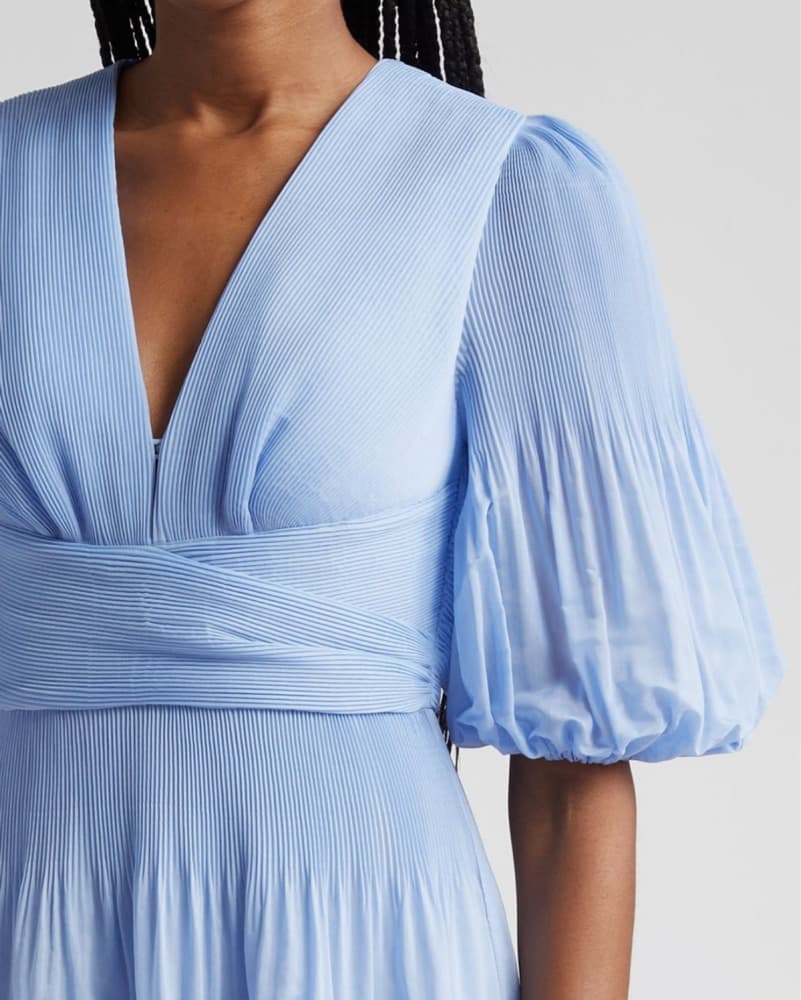 Zimmermann Tiered Pleated Midi Dress - Image 4
