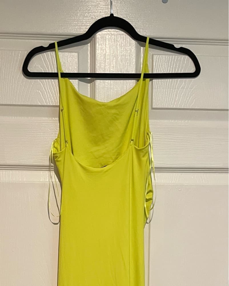 Lime Green Maxi Dress - Image 3