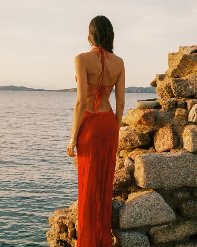 Asta Resort Klara Dress Rossa / Red  - Image 2