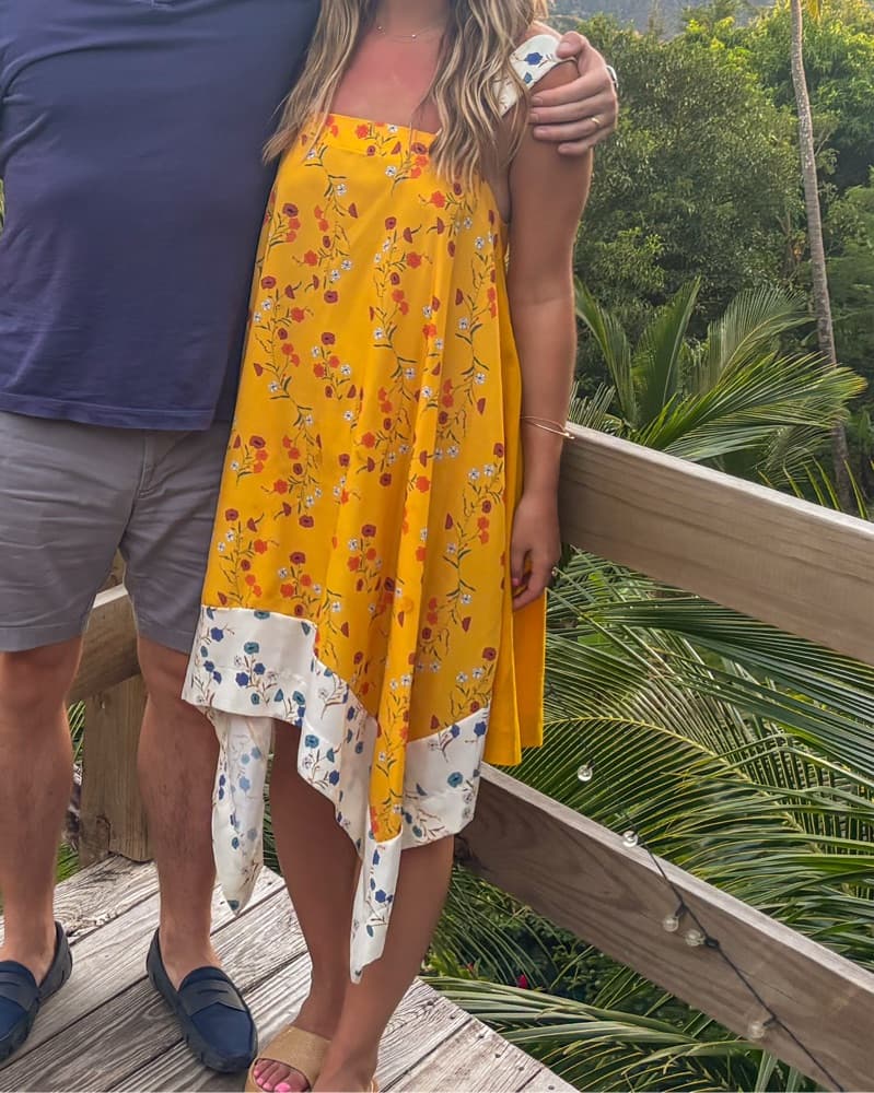 Vibrant Floral Midi Dress - Image 1