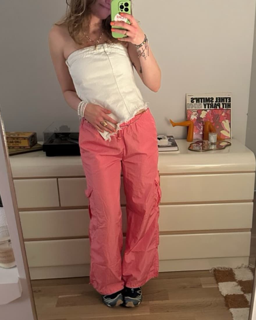 Pink Cargo Pants - Image 2