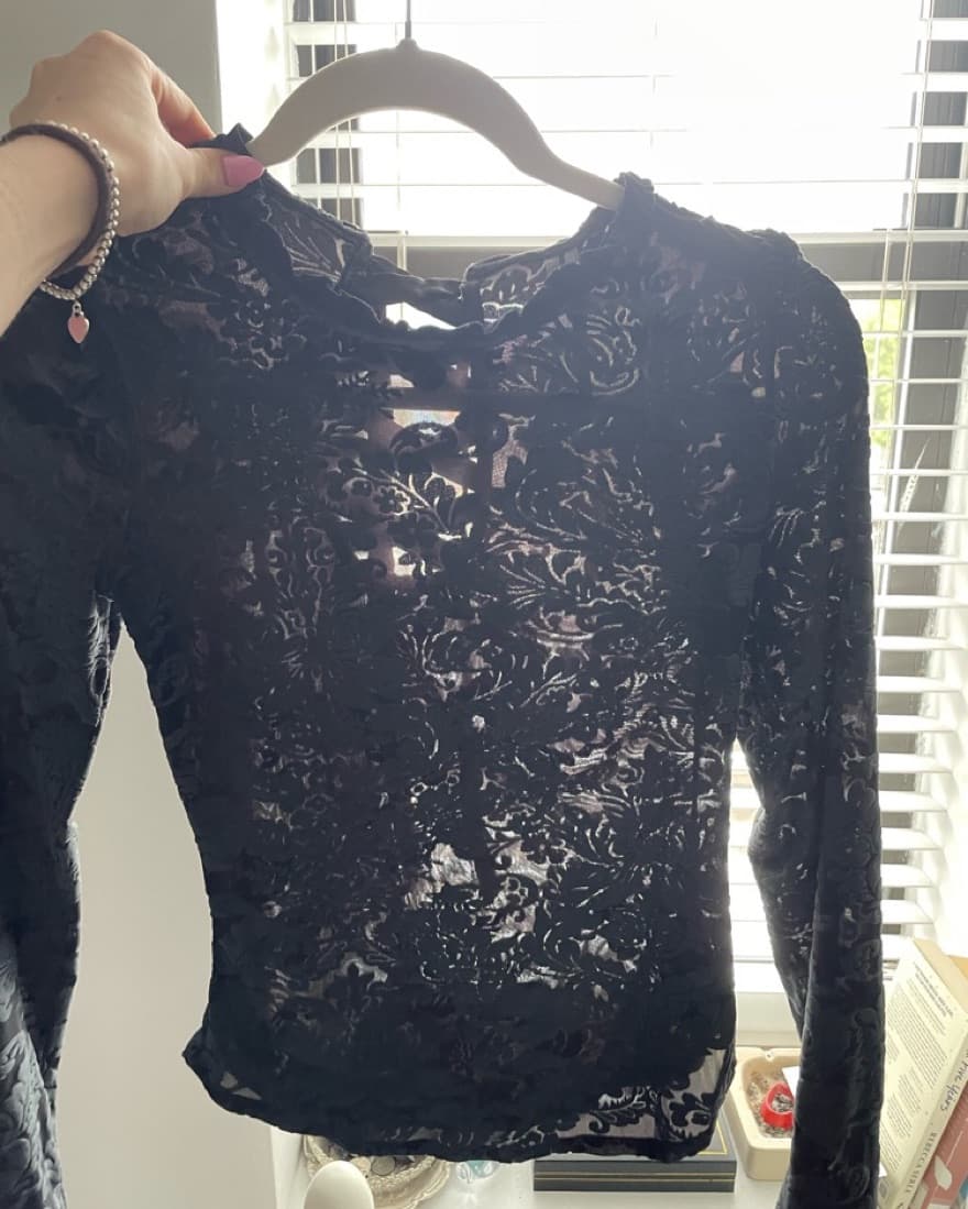 Anthropologie Sheer Top - Image 3