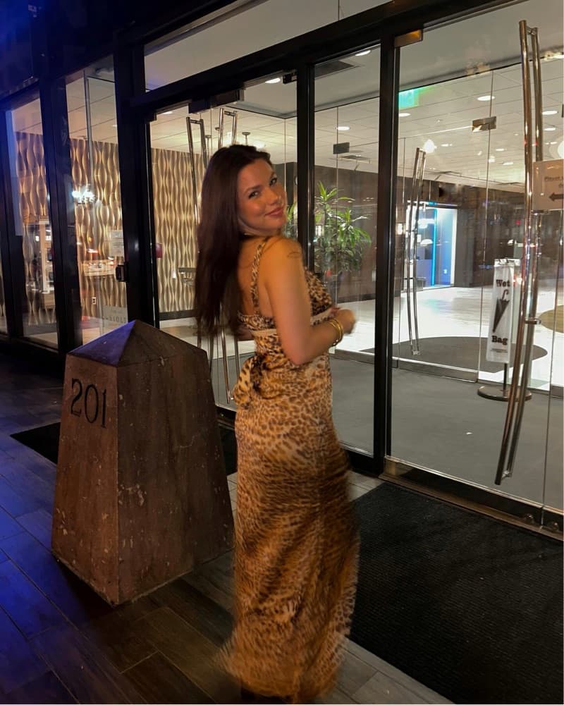 Princess Polly Leopard Maxi Dress - Image 2