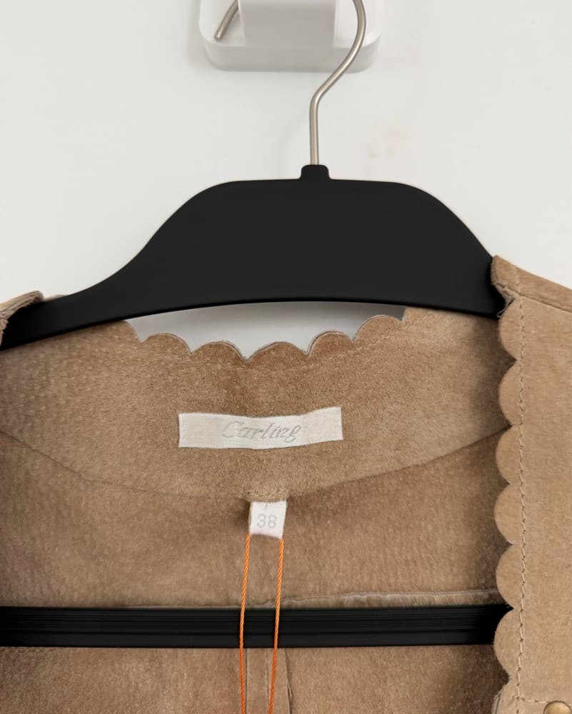 Suede Tan Vest - Image 5