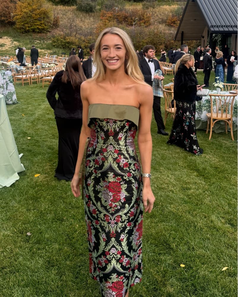 Markarian Brocade Dress - Image 2