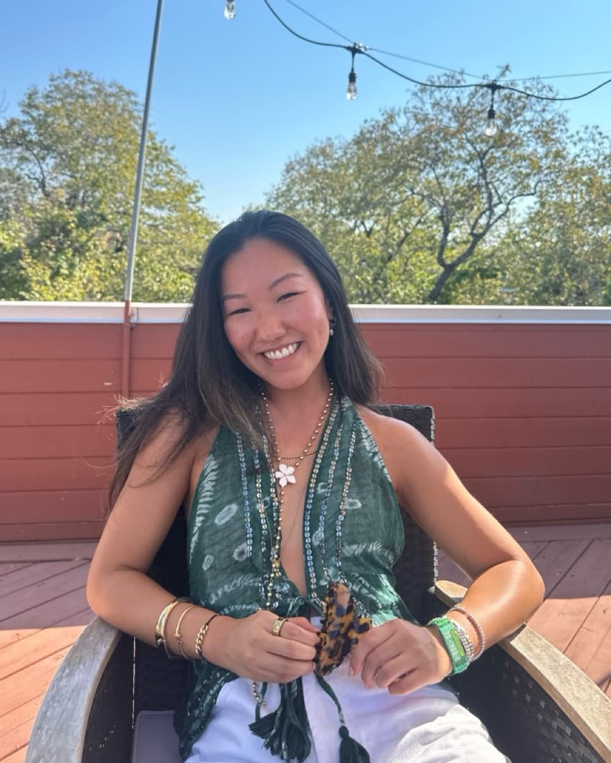 Pull & Bear Tie Dye Green Halter Top  - Image 3
