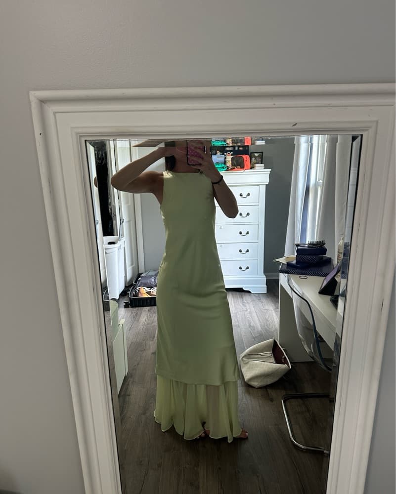 Silk Maxi Dress - Image 1