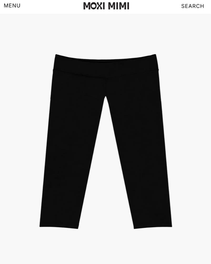 Moxi Mimi Black Capri  - Image 2
