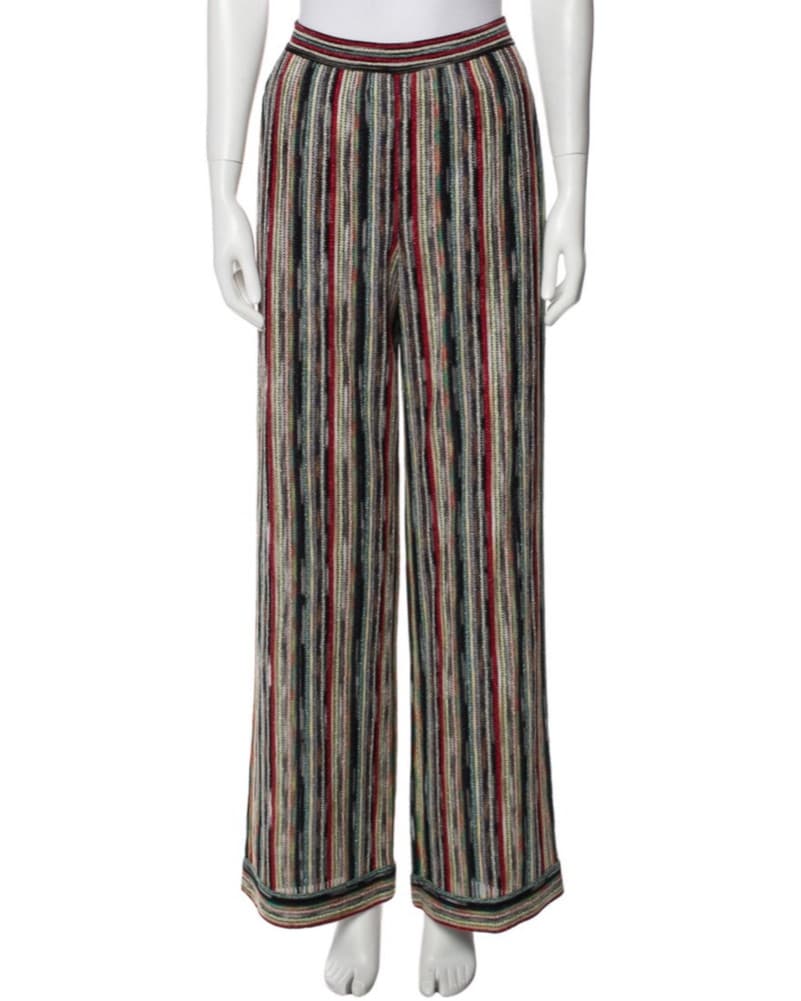 Missoni Metallic Striped Pant - Image 1