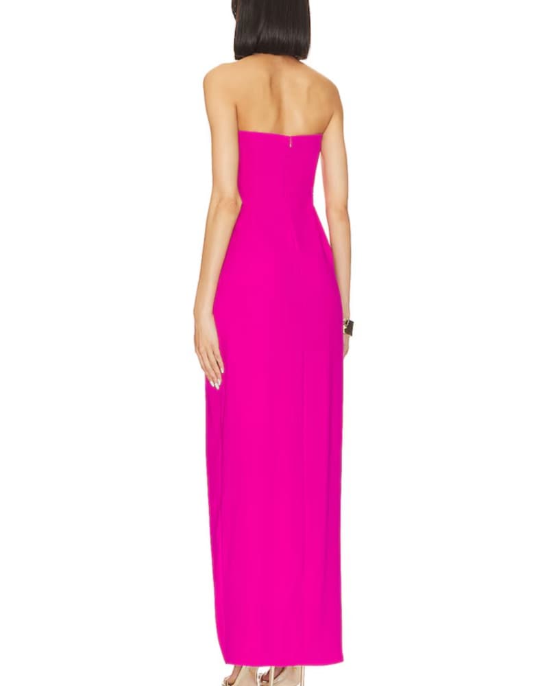 Amanda Uprichard Strapless Puzzle Gown - Image 2