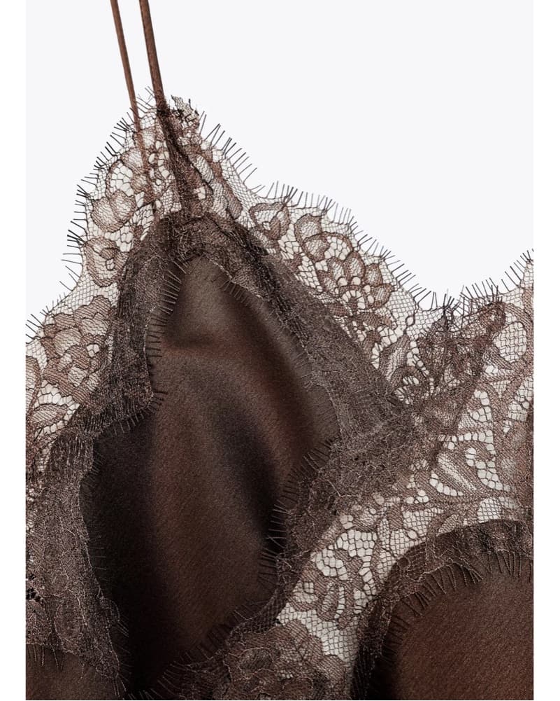 Zara Brown Lace Dress  - Image 2
