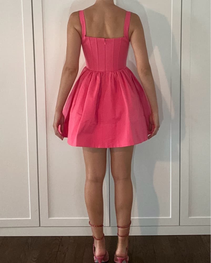 Staud Fit And Flare Mini Dress - Image 2