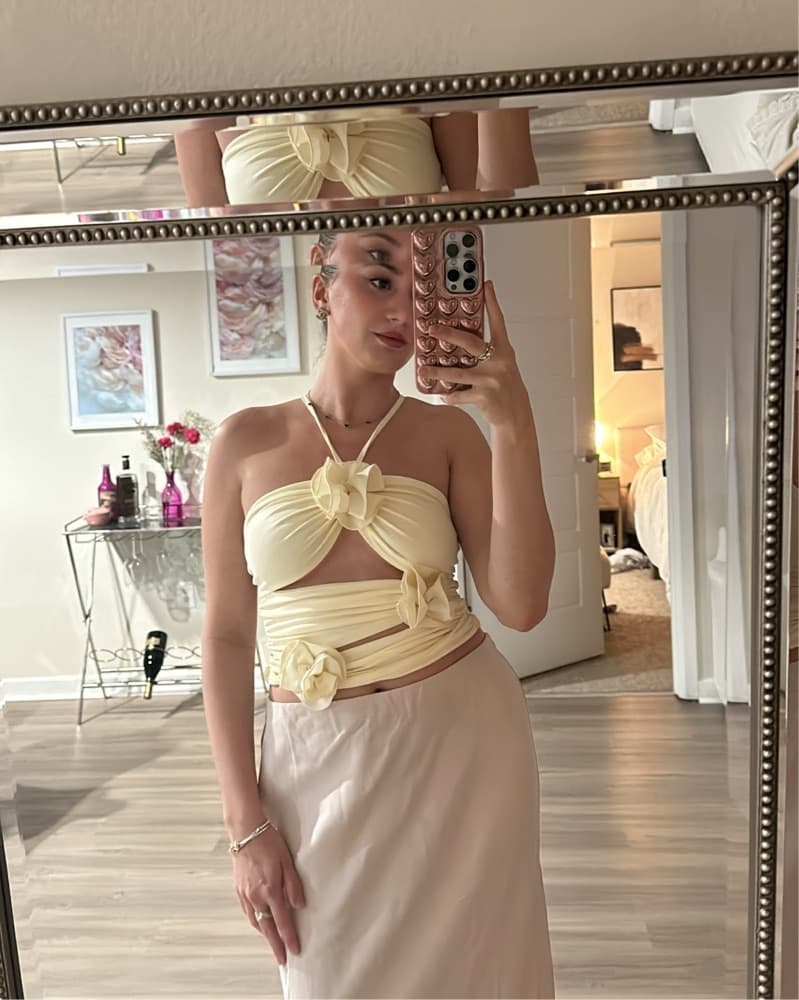 Flower Halter Top - Image 2