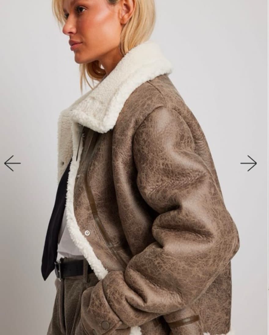 Faux Shearling Jacket - Image 3