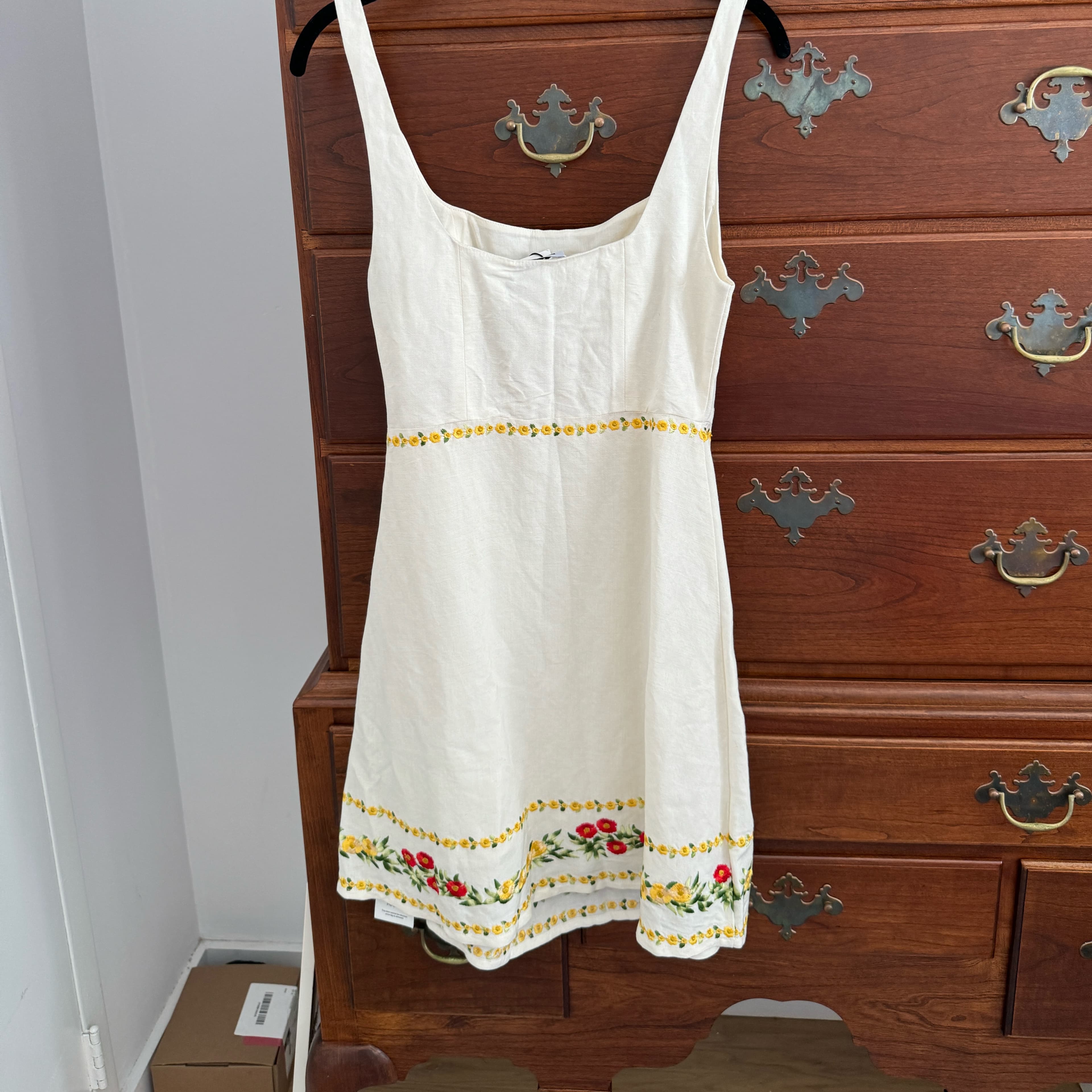 Rixo Casual Embroidered Dress  - Image 2