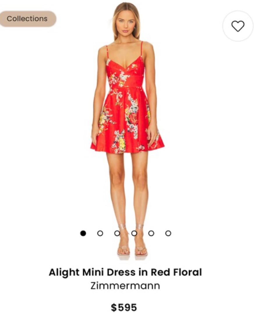 Zimmermann Alight Mini Dress Red Floral - Image 2