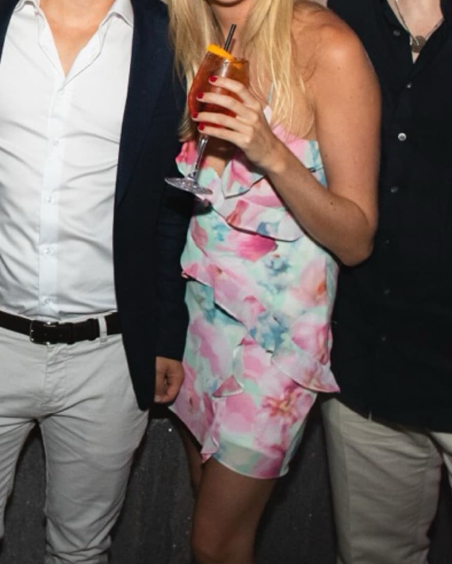  Floral Cocktail Dress - Image 2